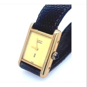 CARTIER Mini Tank Lady's Quartz Must De CARTIER Watch 🎁